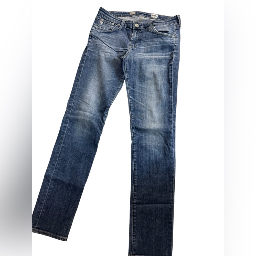 AG Adriano Goldschmied Women's Straight Leg Jeans in Blue
